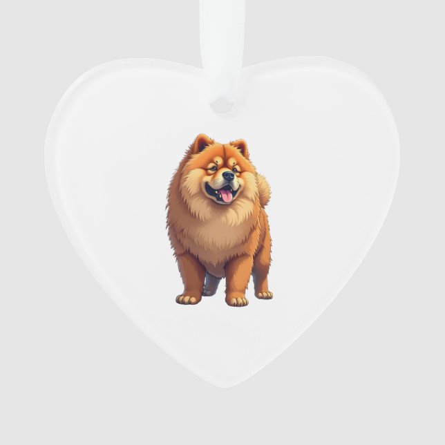 Chow Chow Dog Chinese Dog Breed for a Chow Chow Co Ornament (Vorderseite)