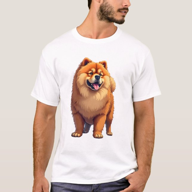 Chow Chow Dog Chinese Dog Breed for a Chow Chow Co T-Shirt (Vorderseite)
