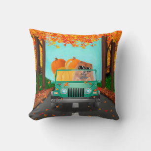 Chow Chow Dog Fall Pumpkin Kissen