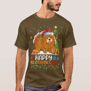 Chow Chow Dog Lover Funny Happy Chow HalloTha T-Shirt