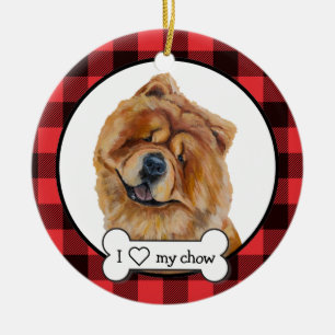 Chow Chow Dog Ornament