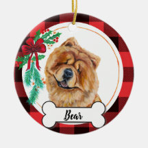 Chow Chow Dog Ornament