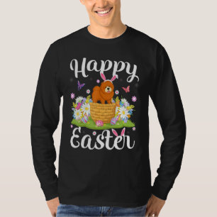 Chow Chow Dog Ostereier Jagd Blumenstrauß Chow Ost T-Shirt