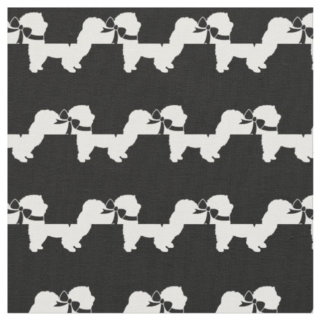Chow Chow Dog Silhouette Pet Stoff (Nahaufnahme)