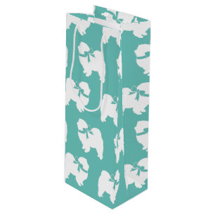 Chow Chow Doppy Welpe Geschenktüte Für Weinflaschen