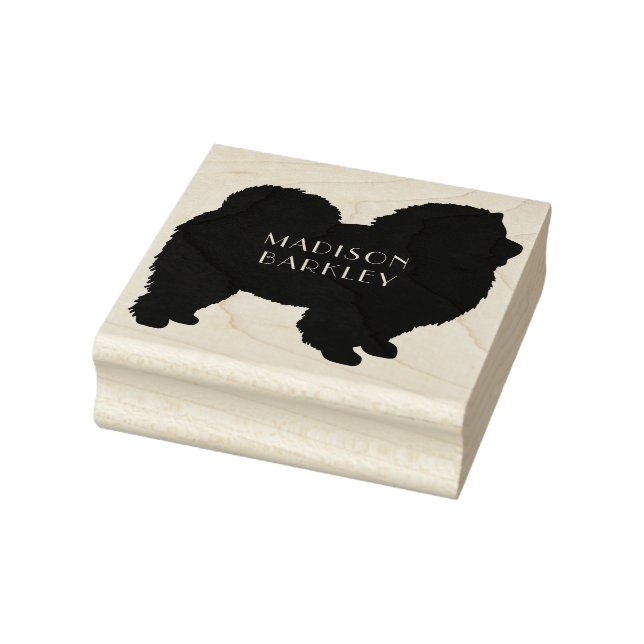 Chow Chow Doppy Welpe Gummistempel (Stempel)