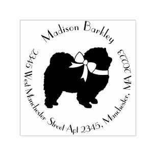 Chow Chow Doppy Welpe Permastempel