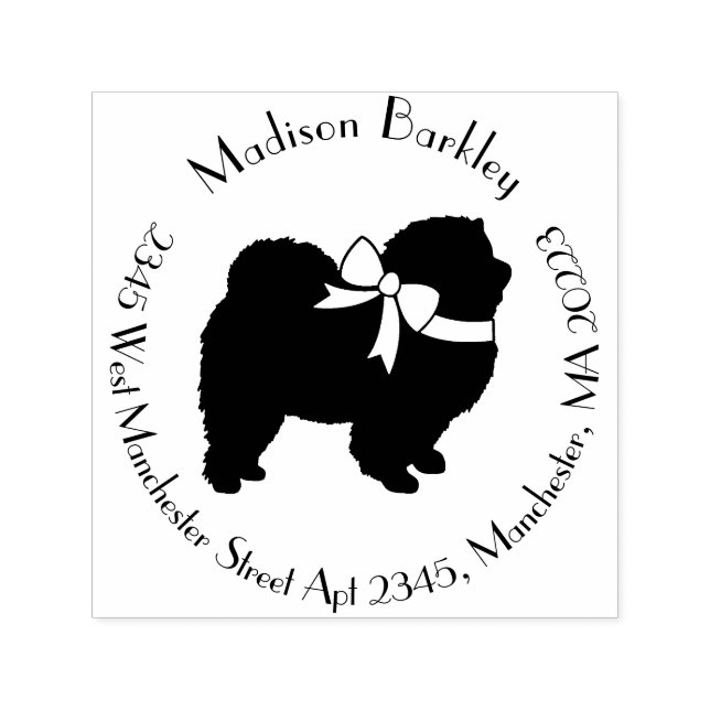 Chow Chow Doppy Welpe Permastempel (Design)