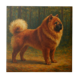 Chow Chow Fliese