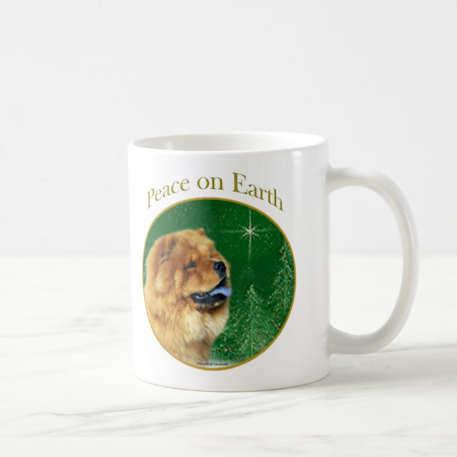Chow Chow Frieden Kaffeetasse (Rechts)