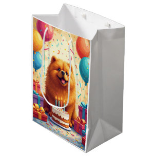 Chow-Chow-Geburtstagsfeier Mittlere Geschenktüte