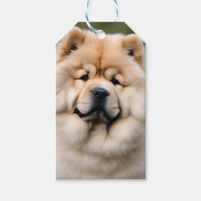 Chow Chow Geschenkanhänger (Vorderseite)