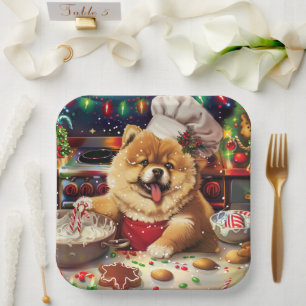 Chow Chow Holiday Baking: Feierliche Weihnachten Pappteller