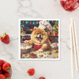 Chow Chow Holiday Baking: Feierliche Weihnachten Serviette