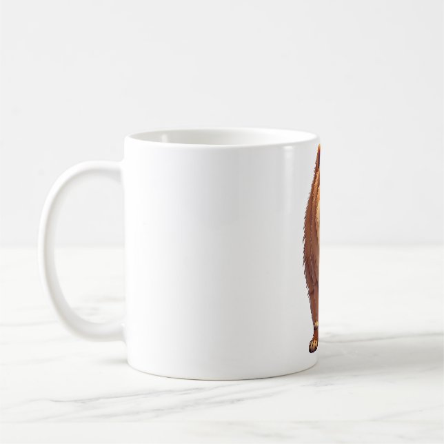 Chow Chow Hund Chinesische Hunde Rasse für eine Ch Kaffeetasse (Links)