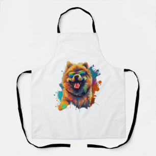 Chow Chow Hund Chinesische Hunde Rasse für eine Ch Schürze