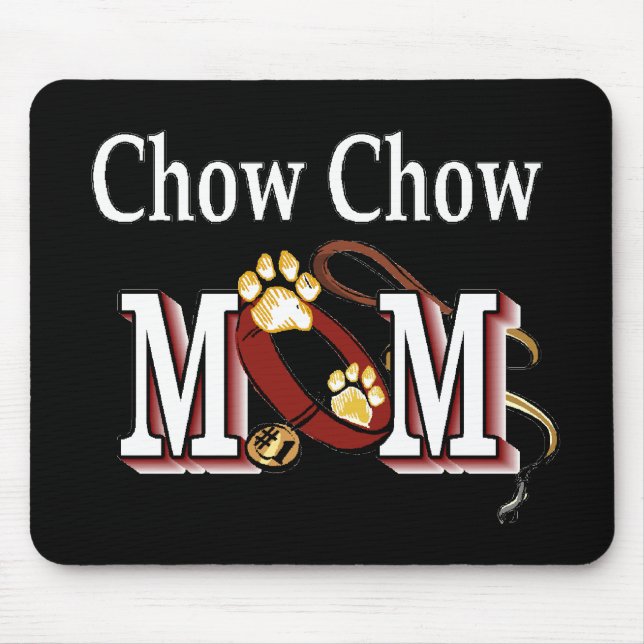 Chow Chow Hund Mama Geschenke Mousepad (Vorne)