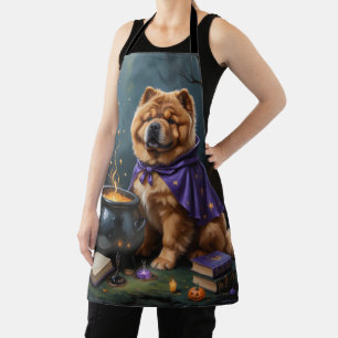 Chow-Chow-Hund - Whimsical Halloween-Malerei Schürze