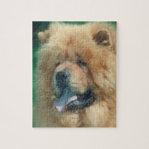 Chow-Chow-Hundepuzzlespiel