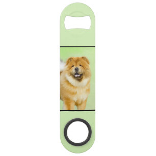 Chow Chow Malerei - Süße originelle Hundekunst Speed Flaschenöffner