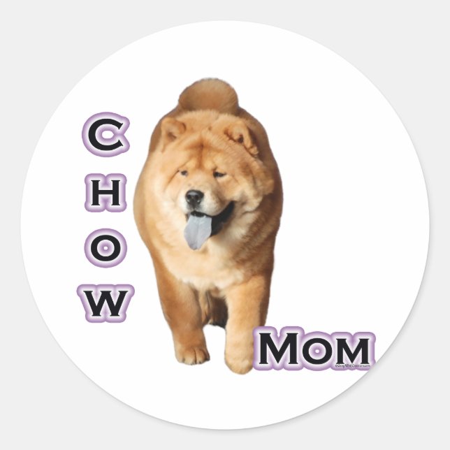 Chow Chow Mama 4 - Aufkleber (Vorderseite)