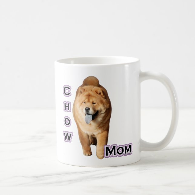 Chow Chow-Mama 4 Kaffeetasse (Rechts)
