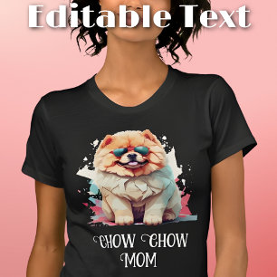 Chow Chow Mama Hunde Sonnenbrille T-Shirt