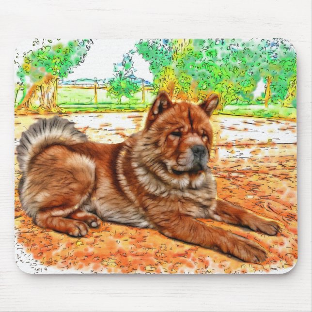 Chow-Chow Mousepad (Vorne)