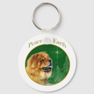 Chow Chow Peace Schlüsselanhänger