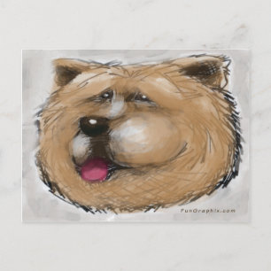 Chow Chow Postkarte