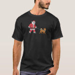 Chow Chow Santa Claus Funny Dog Christmas Raglan B T-Shirt<br><div class="desc">Chow Chow Santa Claus Funny Dog Weihnachten Raglan Baseball T-Shirt</div>