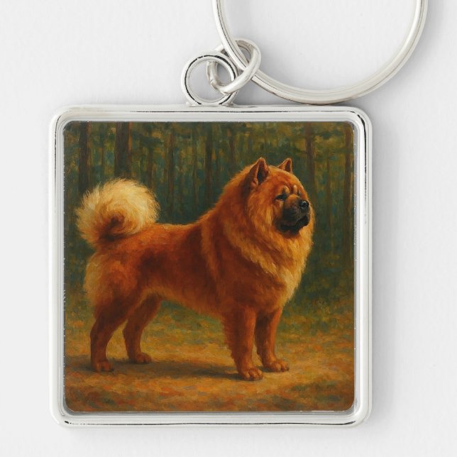 Chow Chow Schlüsselanhänger (Vorne)