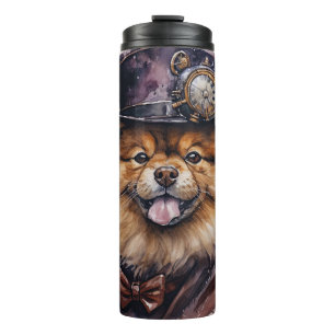Chow Chow Steampunk-Hund Thermosbecher
