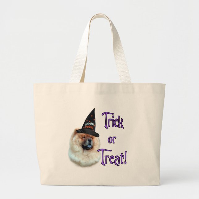 Chow Chow Trick Jumbo Stoffbeutel (Vorne)