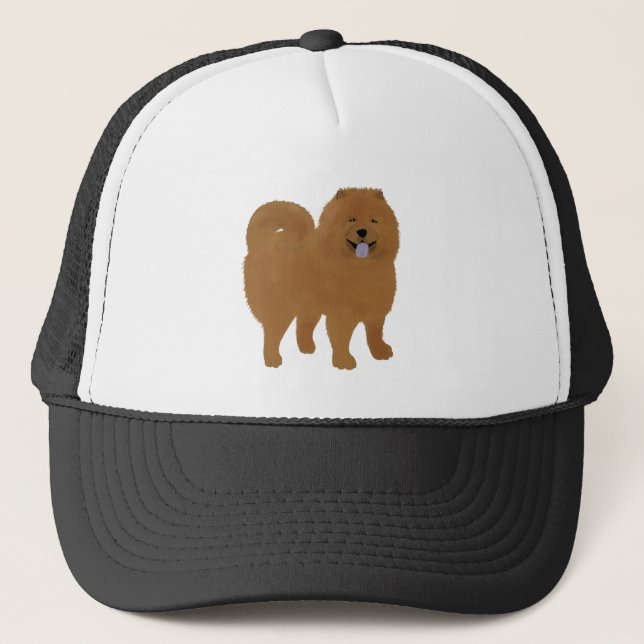 Chow Chow Trucker Hat Truckerkappe (Vorderseite)
