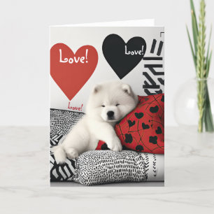 Chow Chow Valentine Card Dankeskarte