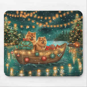 Chow Chow Weihnachten Feierliche Reise Mousepad