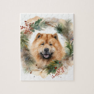 Chow Chow Weihnachtsmann Weihnachtsfest-Jungtier