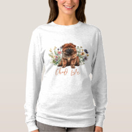 Chow Puppy-Liebe lange Ärmel T-Shirt
