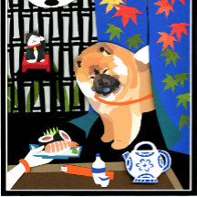 CHOW SUSHI Furoshiki Packtuch oder Bandana
