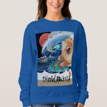 CHOWABUNGA - Chow - am besten auf dunklen Shirts o