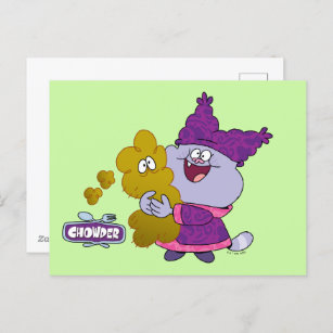 Chowder und Kimchi Postkarte