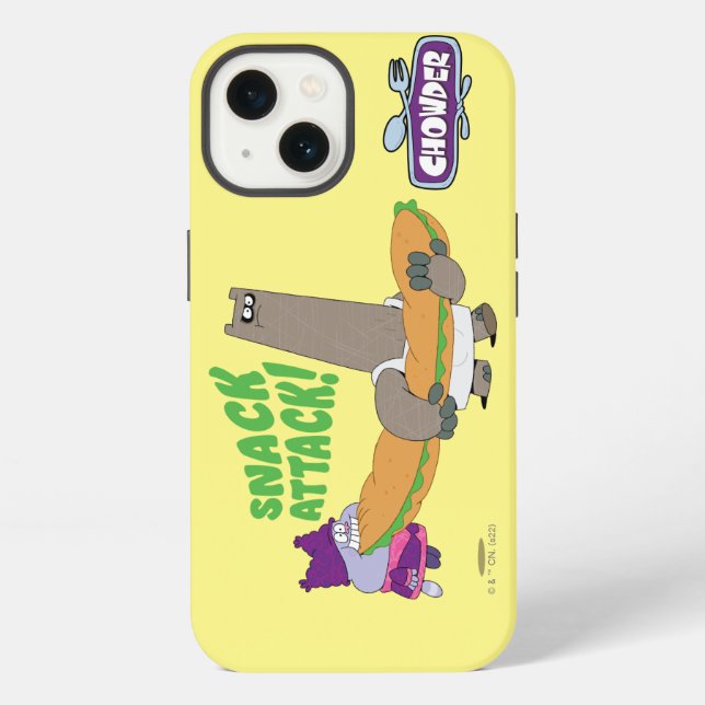 Chowder und Shnitzel iPhone Hülle (Rückseite)