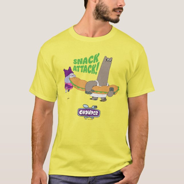 Chowder und Shnitzel T-Shirt (Vorderseite)