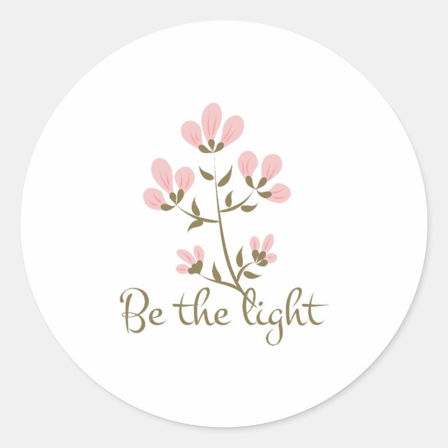 Chrétien Bible Verse Classic Round Sticker (Devant)