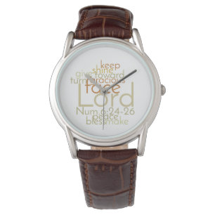 Chrétien Priestal Bénédiction Hommes Montre en Cui