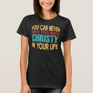 Chrétienté amusante Personnalisée T-shirt Premier