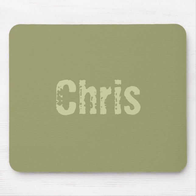 Chris Army Green Mauspad (Vorne)