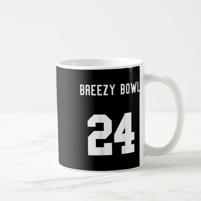 Chris Breezy 24 On Back  Kaffeetasse (Rechts)