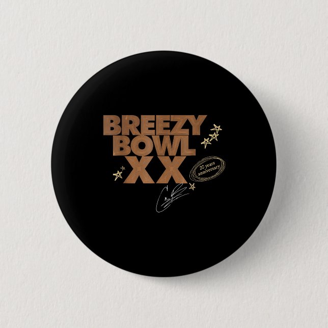 Chris Breezy Xx 2025 Button (Vorderseite)
